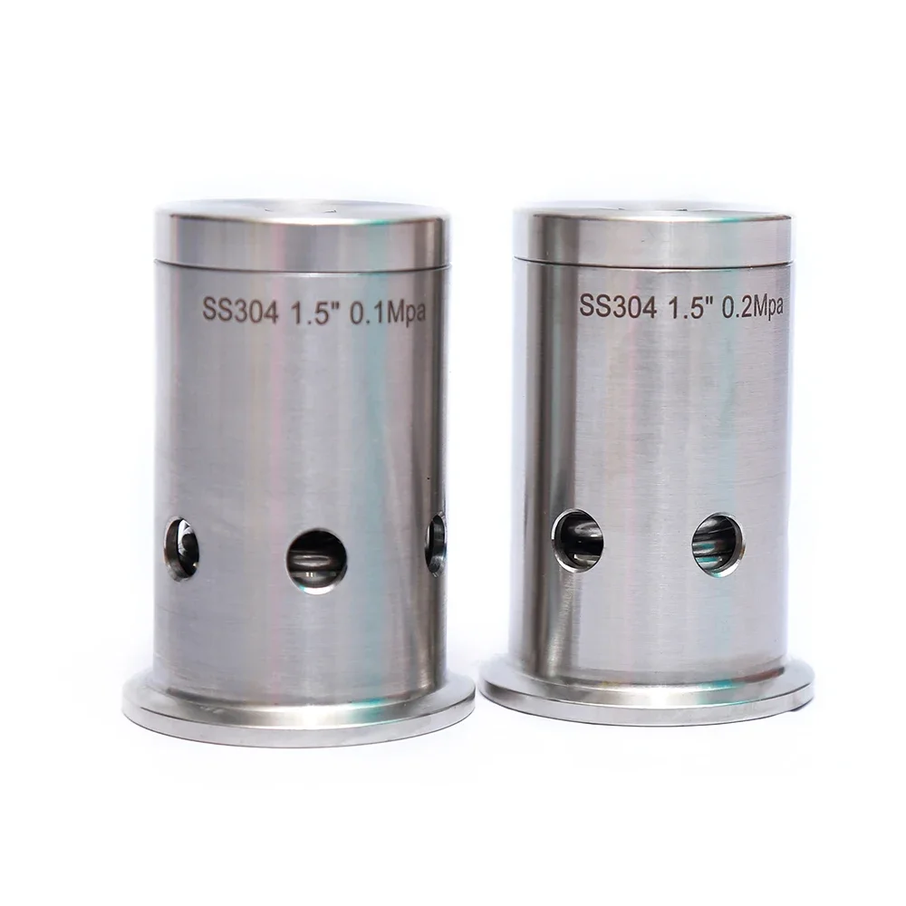 Stainless Steel Pressure Breathing Valve Sanitary PVRV Safety Pressure Valve