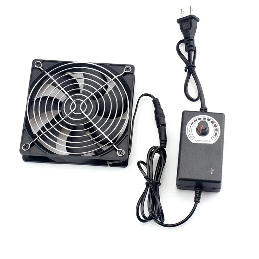 Cm Fan Cooling Chassis Stepless Speed Controller Adjustable Speed Control Cm Fan Cooling RPM Wide Applications EU Fan