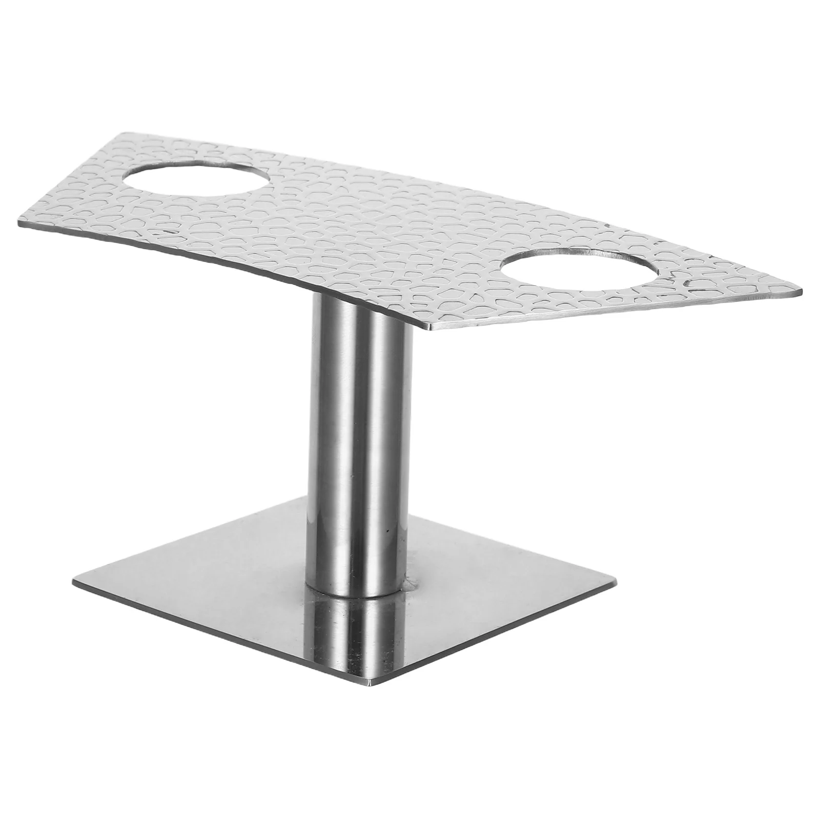 

Japanese Style Sushi Hand Roll Stand Stainless Steel Ice Cream Cone Holder Display Rack Two Holes for Waffle Charcuterie Sugar