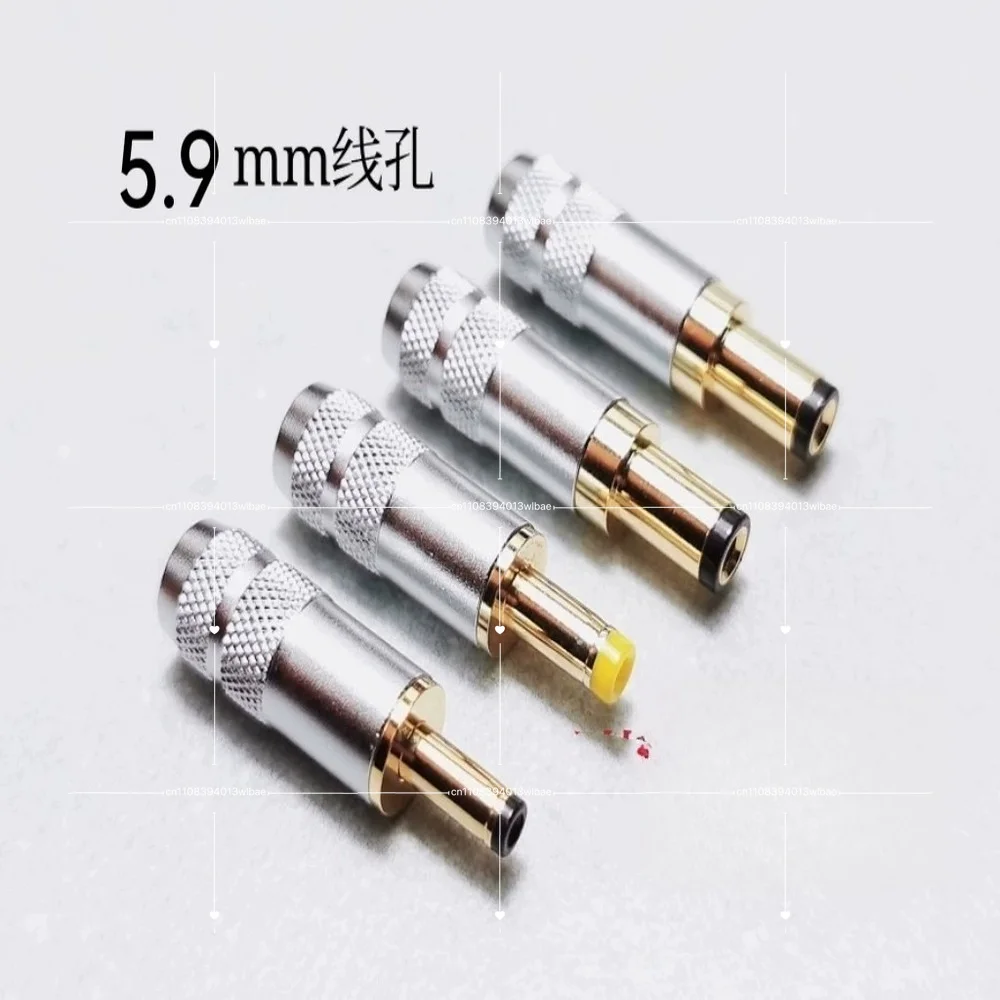 Professional 5.5x2.5mm DC Power Plug Gold-Plated Copper 5525/5521/35135 DIY