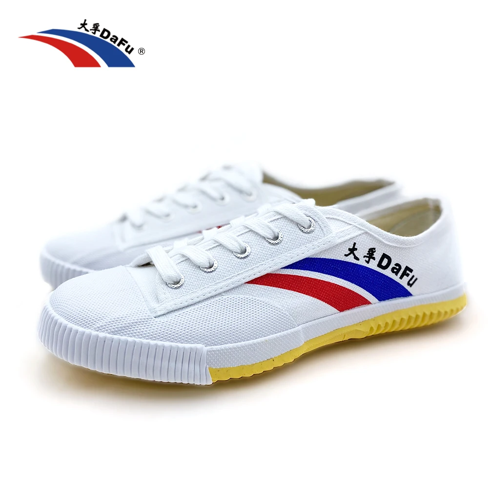 Dafu Little White Shoe Classic Kungfu Black Retro Martial Arts Women Men Sneakers 3002