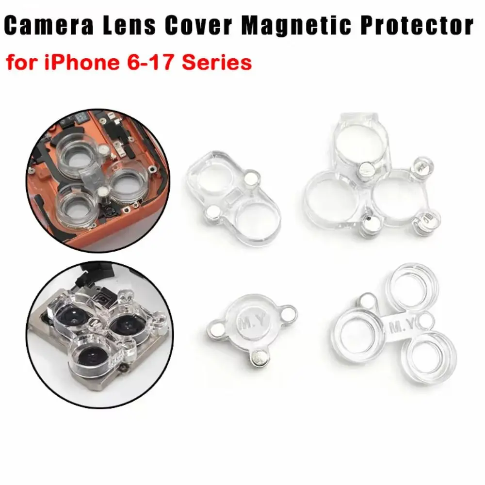 

Крышка объектива камеры 4-в-1, универсальная ремонтная крышка, защитный чехол для мобильной камеры, пылезащитный чехол для iPhone 6-17 серии