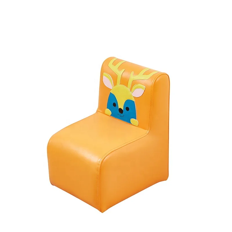 

#Modern Cartoon Design Comfortable Small Sofa Chair for Kids Soft Furniture for Bedroom Mall Leisure for Living Room Use