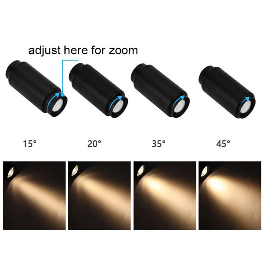 Track Light, zoomable gooseneck Adjustable Beam Angle Rail lamp, Clothing Shoes Shop Zoom Exhibition Gallery ceiling wall Lamp
