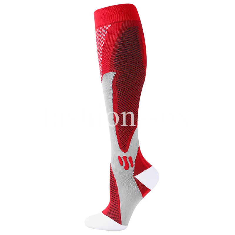 1 PAAR Kompressionssocken Sportsocken Medizinische Pflegestrümpfe Verhindern Krampfadern Socken Schwangerschaft Stillen Sportlich Fußball SOX