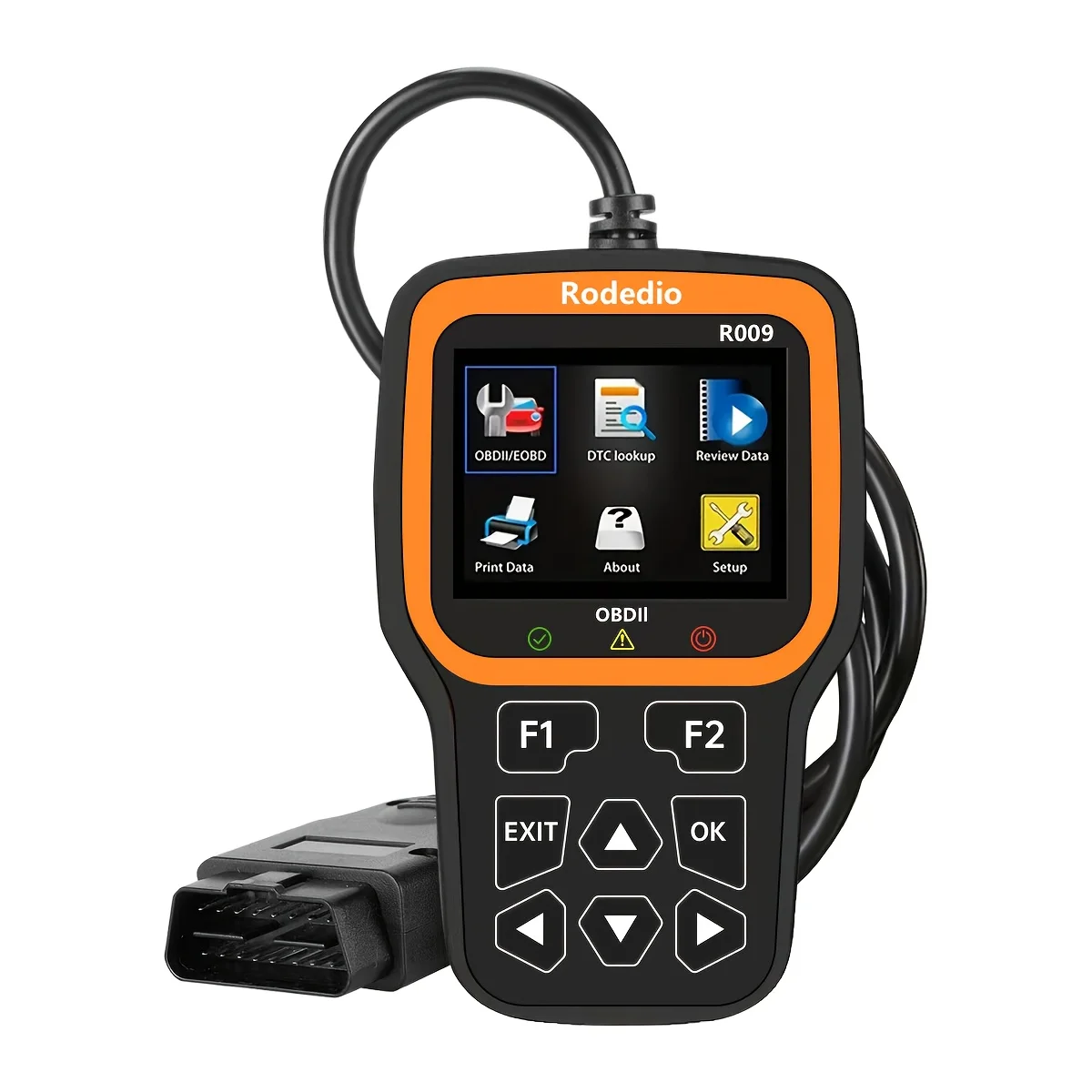 الماسح الضوئي OBD2 - أداة تشخيص السيارة وقارئ الرمز لجميع مركبات OBDII، واجهة سهلة الاستخدام، وأداء موثوق