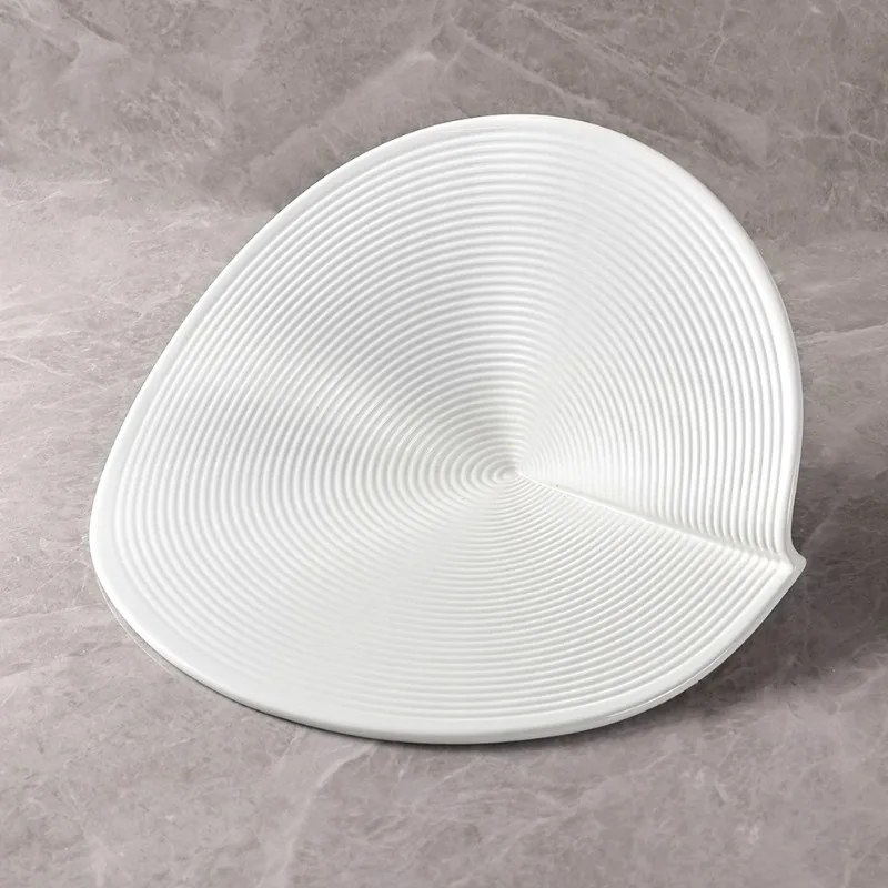 

Michelin Restaurant Premium Plate Irregular French Western Cuisine Molecular Cuisine Corner Dim Sum Plate Hotel Cold Dish Plate