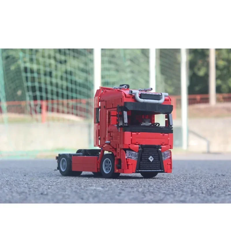 

New MOC160449 Truck Trailer Head Ratio 1:20 Building Blocks 1450PCS Adult Boys Birthday Christmas Gift Toy Model Decoration