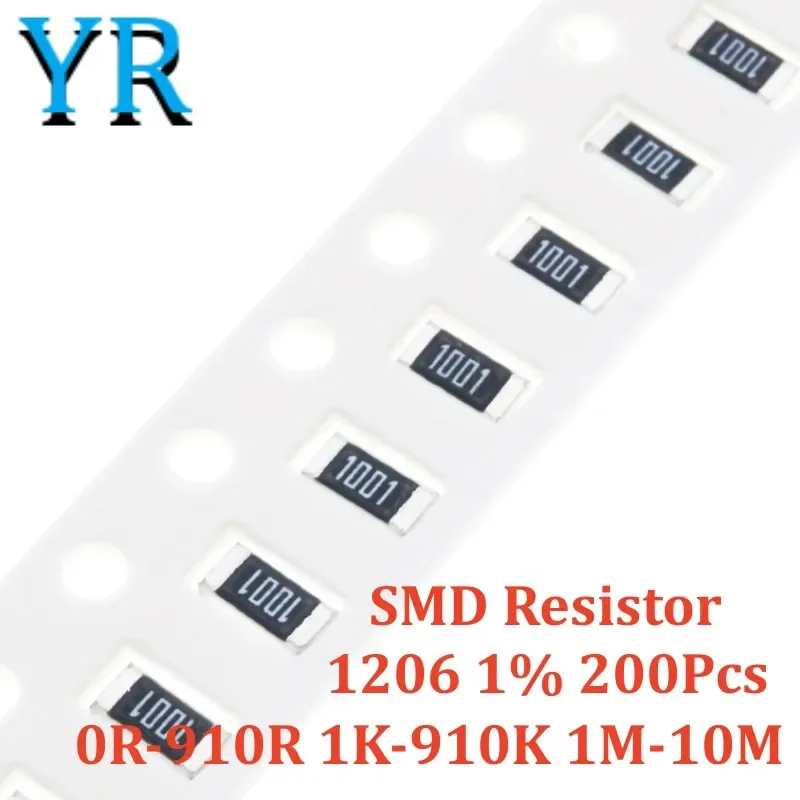 200Pcs 1206 1% Smd …