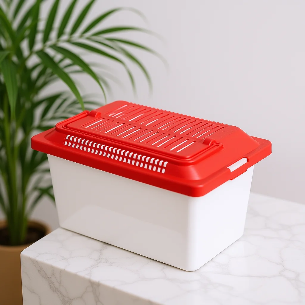 

Small Plastic Aquarium Fish Tank For Goldfish Turtle Clear Portable Pet Habitat Transparent Travel Box Hamster Lizard Crab Snake