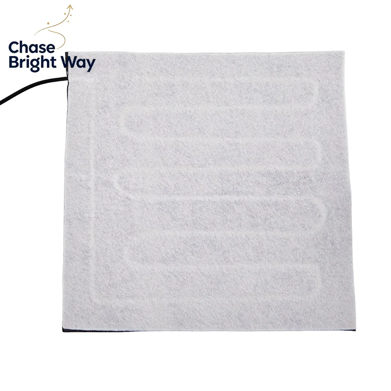 22*22cm 5V USB Fiber Heater Carbon Electric Heated Jacket Soft Cushion Winter Men Vest Heating Clothes Warmer Pads Keep Warm