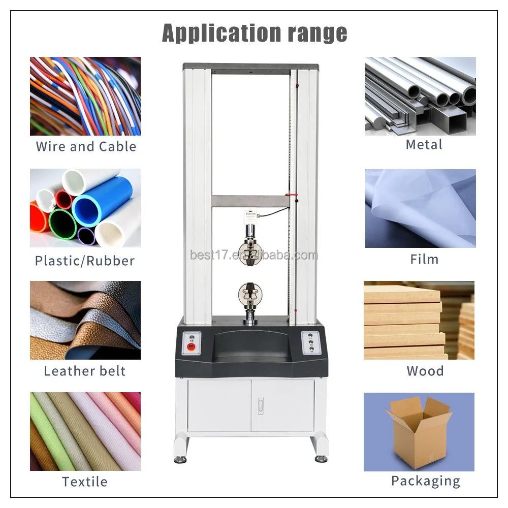Precision Universal Tensile Testing Machine for Plastic Film and Rubber Sheet