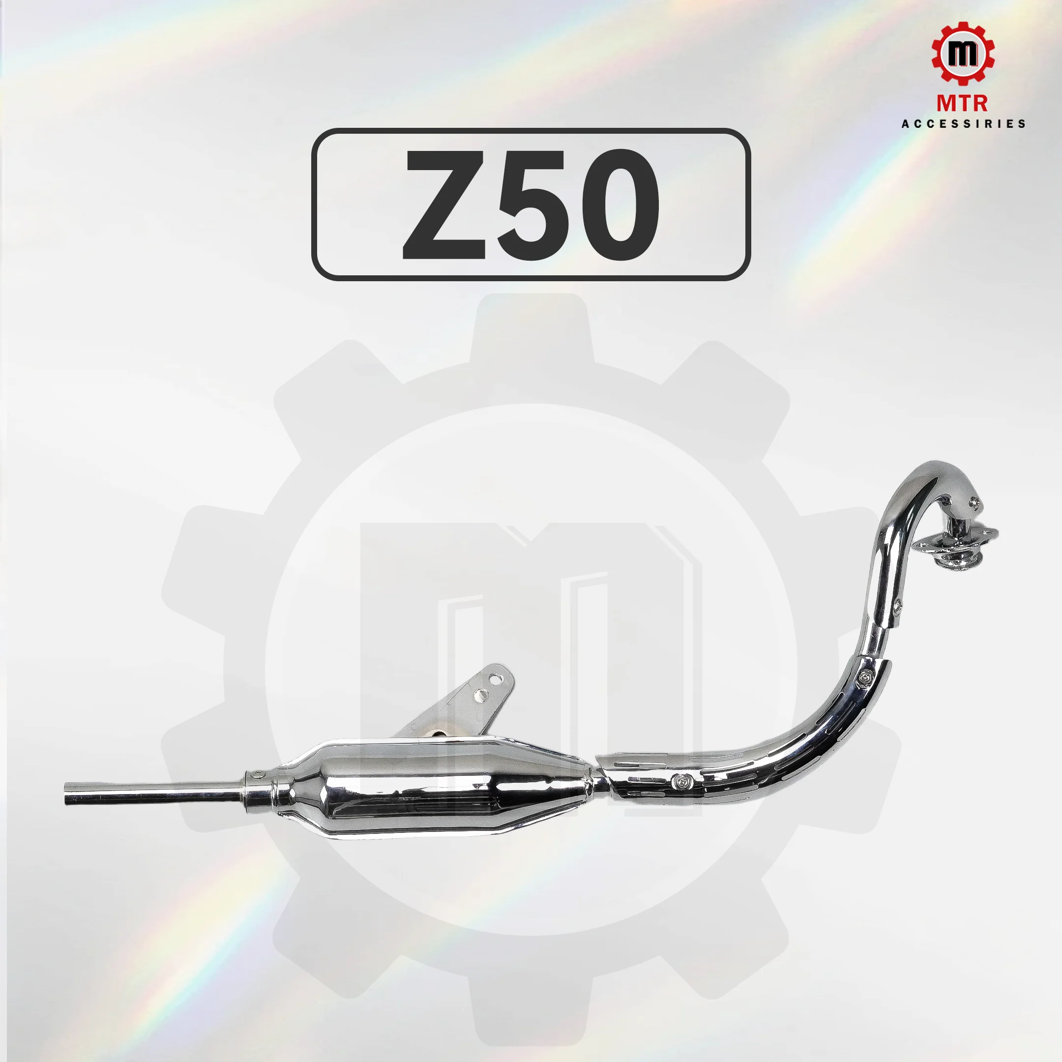 Z50 Exhaust Pipe Monkey Muffler Chrome Exhaust System Parts Monkey Z50 Parts for HONDA Monkey Z50 Motorcycles