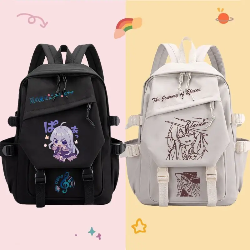 

Witch Journey Irena Anime Merchandise Backpack For Middle And Primary Students, Unisex Korean Version Large Capacity Travel