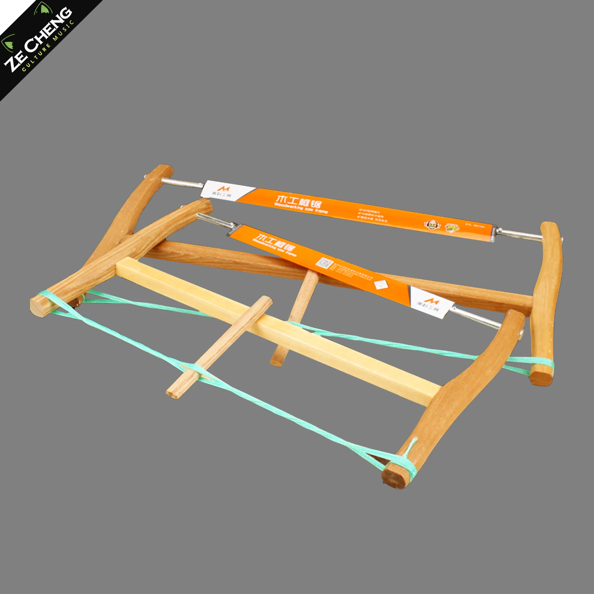 Ash Wood Handmade Frame Saw, Traditional Woodworking Hand Saw Ideal for Home Furniture Making and Decoration Projects
