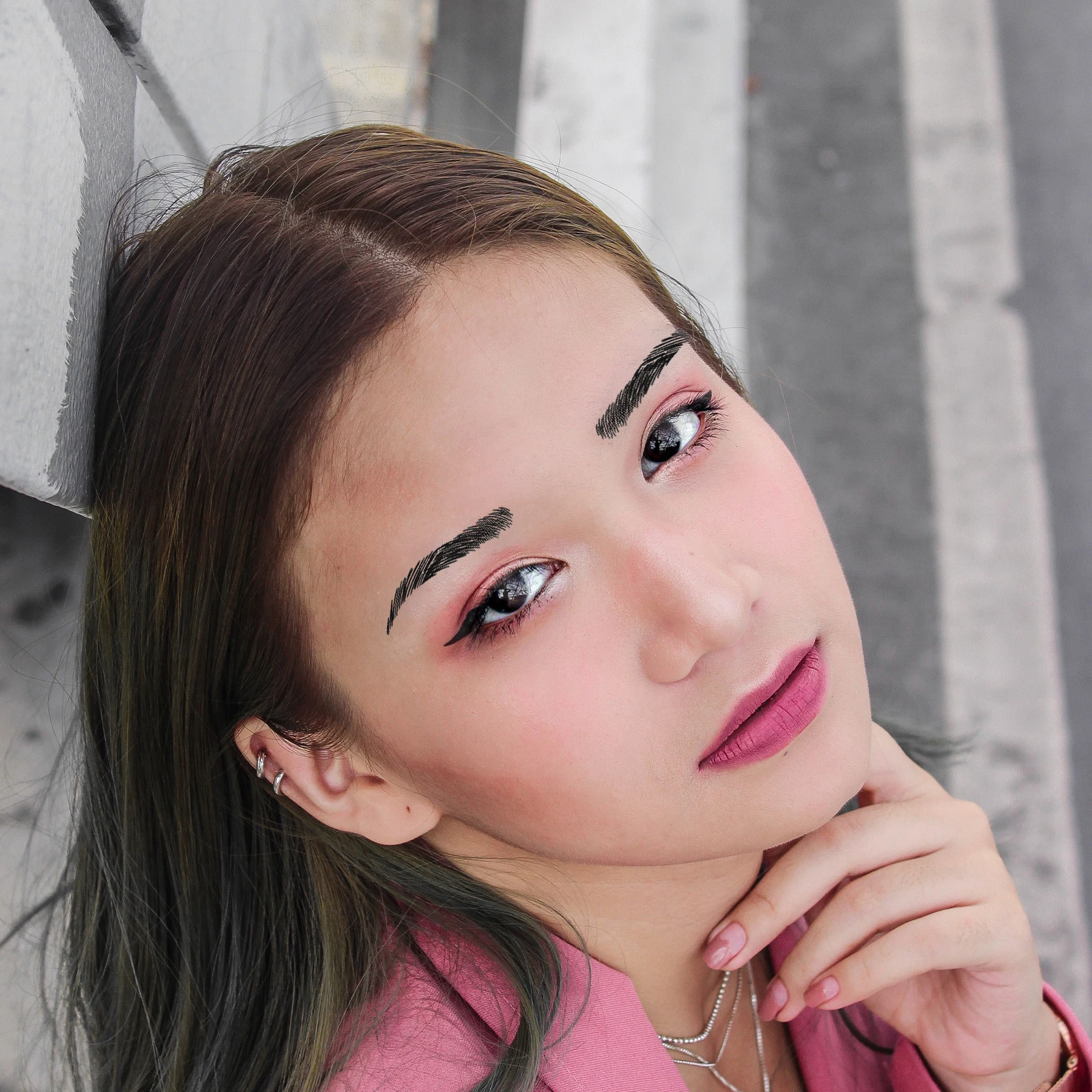 

6 Sheets 3D Hair-Like Eyebrow Stickers Fake Waterproof Temporary Tattoos Natural Look No Surgery Artificial Brows Makeup