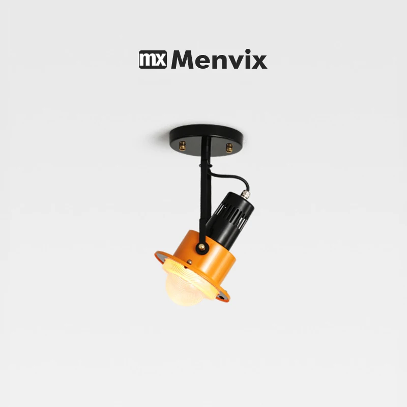 Menvix Industrial Designer Wall Lamps Swing Arm Long Pole Bedside Iron Art Wall Mounted for Bedroom Living/Dining Room Study