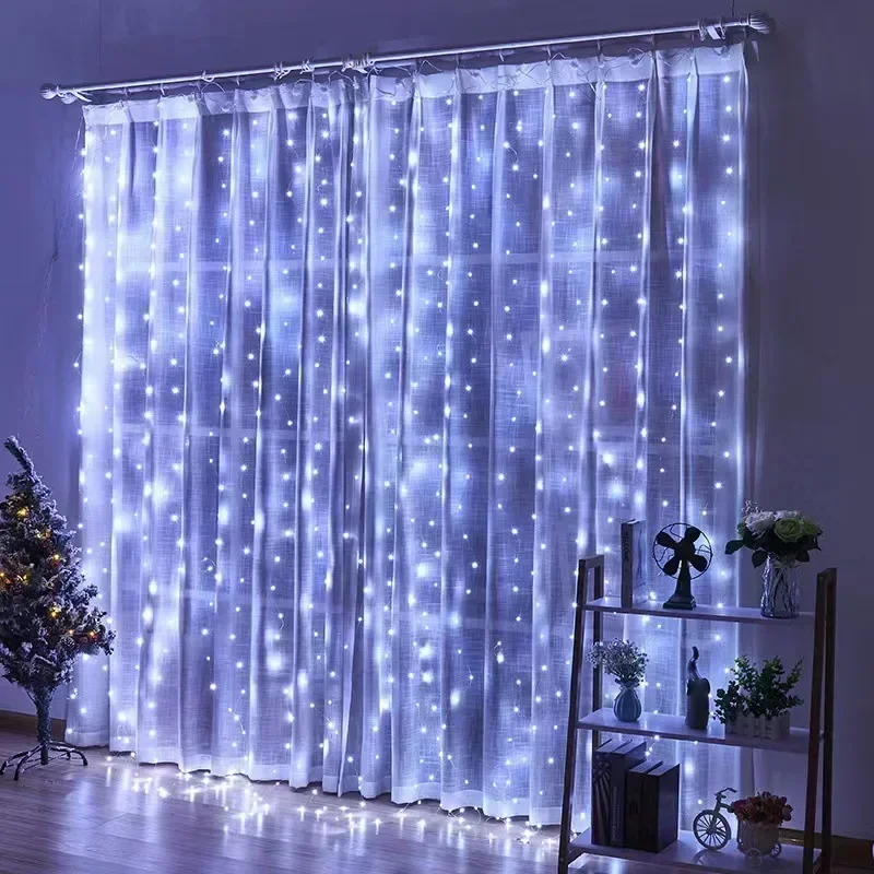 

3Mx1M/2M/3M Battery LED String Lights USB Fairy Lights Garland For New Year Wedding Party Christmas Home Curtain Decoration