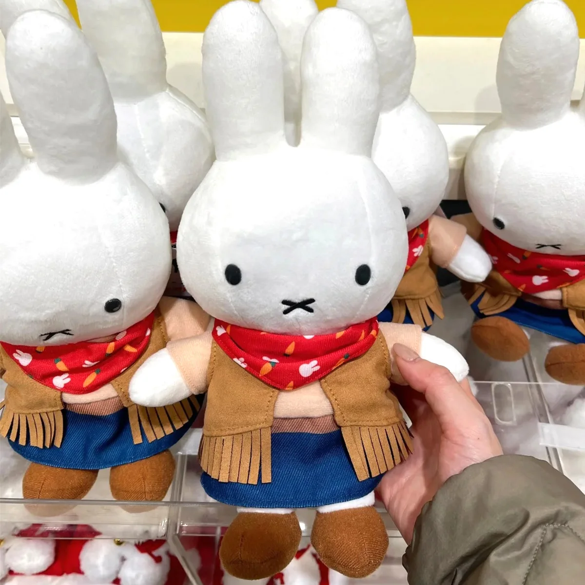 

Официальный оригинальный плюшевый кролик Миффи в лимитированной серии «Год Лошади», подвеска-кукла, подарок на день рождения или Новый год для получателя