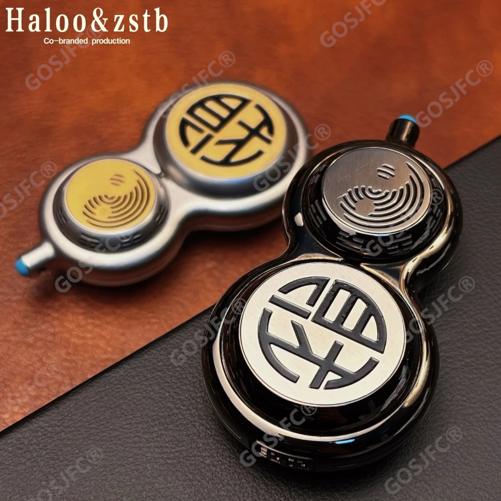 HALOOPLAYER EDC Universe Gourd Ratchet Fidget Spinner Stress Relief Toy Fidget Toys For Adults Stainless Steel Sensory Toys