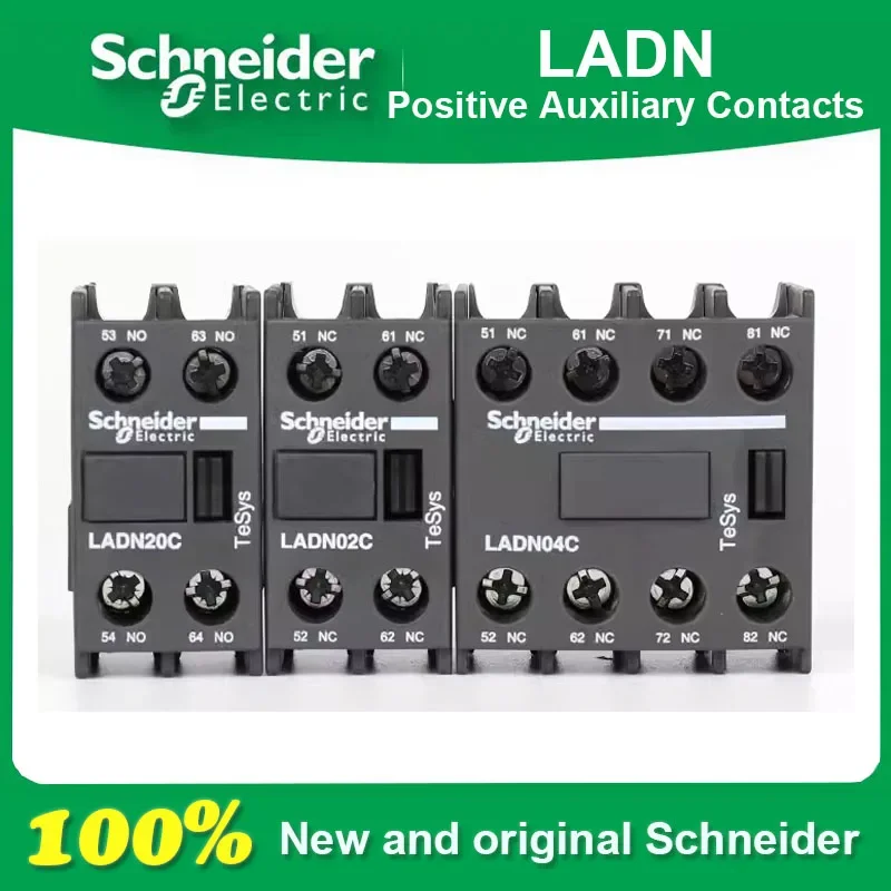 100% New and Original Schneider Positive Auxiliary Contacts LADN22C LADN13C LADN31C LADN40C LADN04C