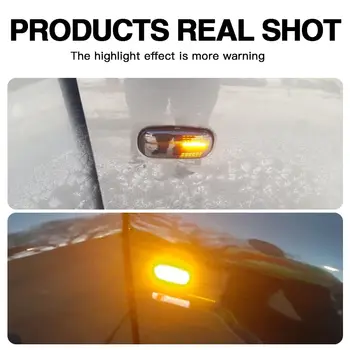 2個12V LED動態方向燈側標誌燈,附CANBUS匯流排,適用於AudiA3 S3 8P A4 S4 RS4 B6 B7 B8 A6 S6 RS6 C5 C7汽車配件 10 最佳銷售 奧迪A4 B8動態LED方向燈 - №8