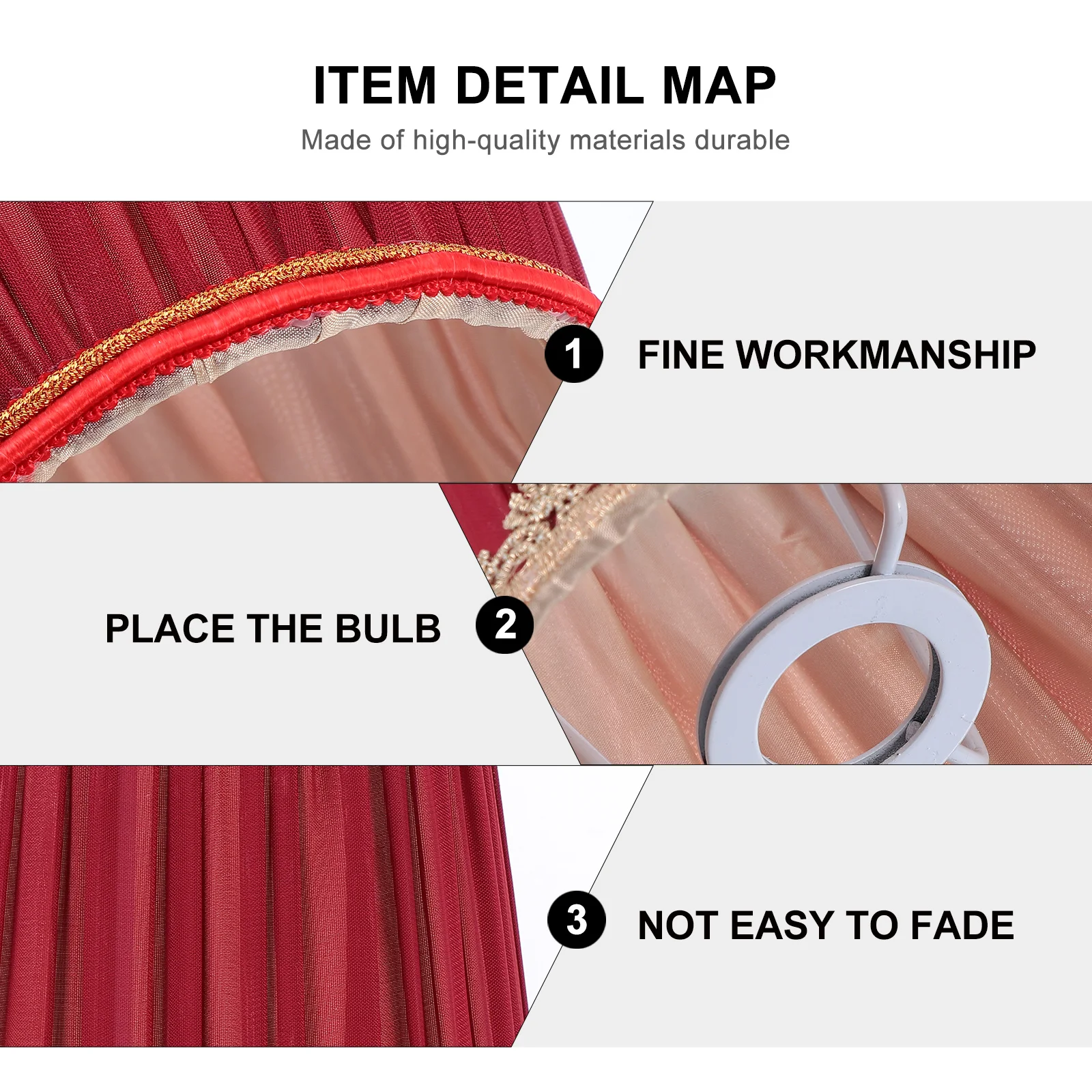 

1pc Cloth Lampshade Wall Simple Room Protector Decorative Home Light Cover Ceiling Accessory Bedroom Study Room Chimney For