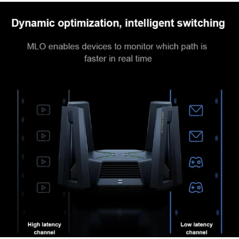 Router AX9000 Wifi6 5G Tri-band Professional Gaming Router Flagship Mesh Network Gigabit Port Enhanced