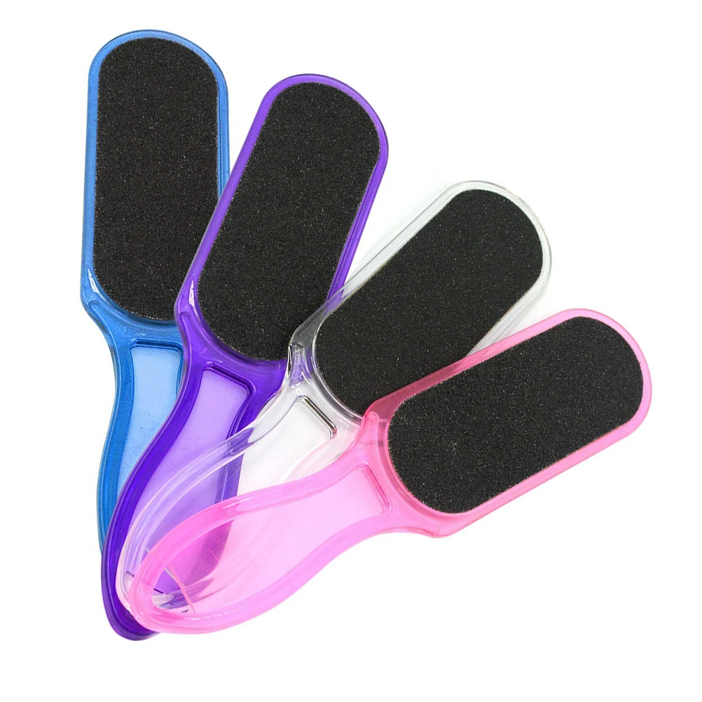 

4pcs Double Sided Foot File Pedicure Tool Callus Remover Foot Rasp For Cracked Heels Dead Skin Removal Matte Grinding Stone