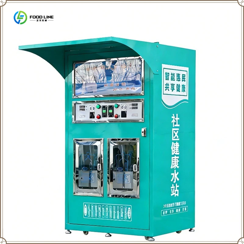 

Commercial Cold Water Alkaline RO Water Card Operated Purified Water Vending Machine with Sdk Function FL Customized
