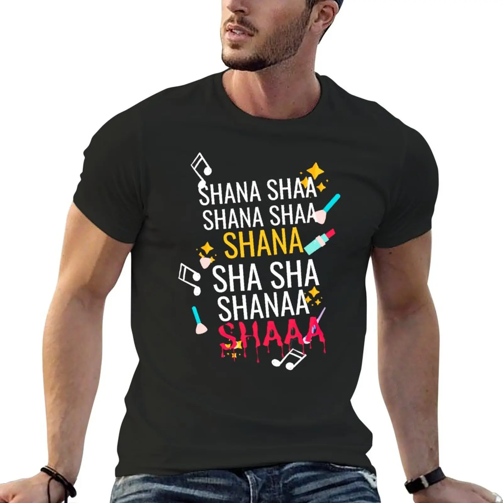 Bailey Sarian Suspish Shana Sha Shana Sha- Bailey Sarian Theme Song Tshirt T-Shirt Short sleeve tee men tshirt