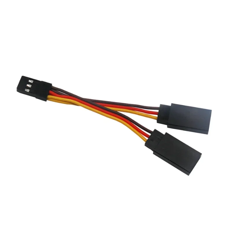 5 Teile/los RC Servo Y Verlängerung Kabel Kabel 1 Zu 2 Männlich Zu Weiblich Splitter Kabel 7CM Für RC servo JR Futaba RC Hubschrauber Auto DIY