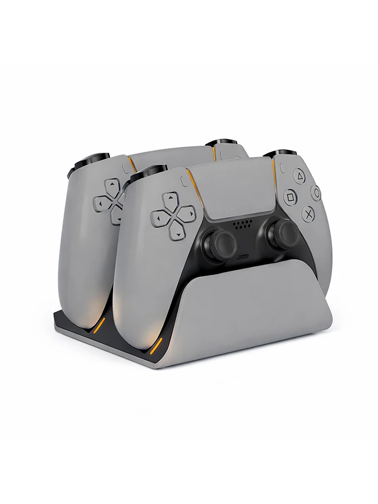 Stacja dokująca do szybkiego ładowania kontrolerów PS5 Podwójna bezprzewodowa stacja ładująca do gamepada PlayStation 5 Akcesoria do podstawki ładującej — 2