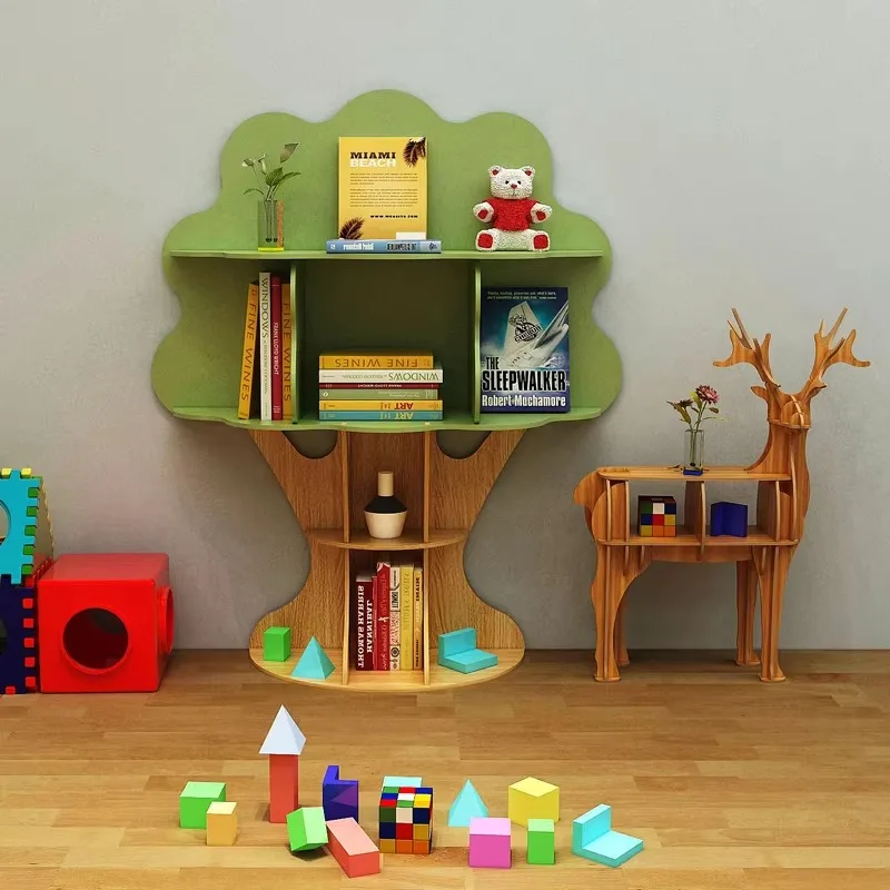Scaffale per bambini Mobili Scaffali per libri Camera dei bambini Songmics Biblioteca Libreria Scaffale per giocattoli Libreria per bambini Libreria per bambini
