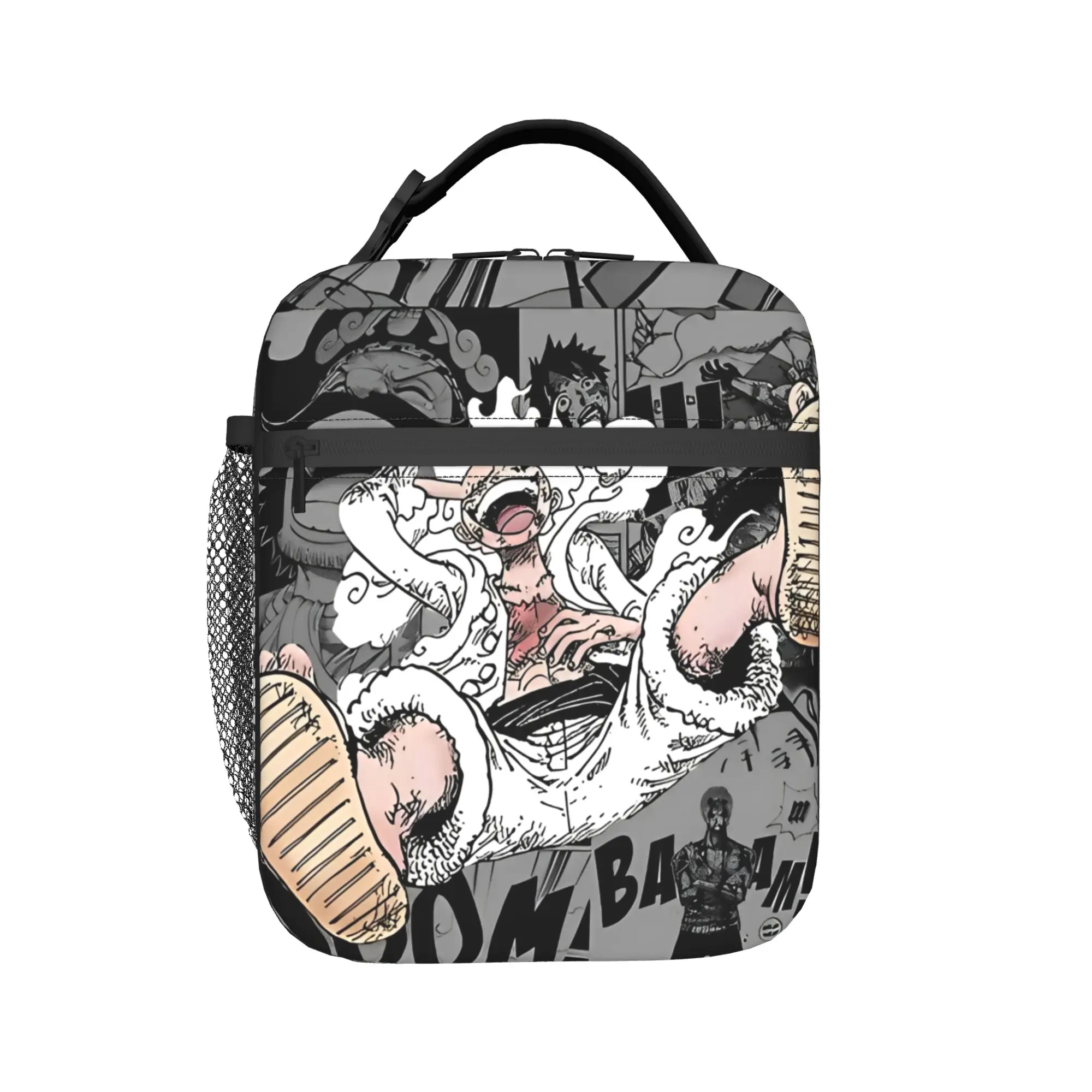 luffys o-one-piece-e zoro Insulated Lunch Bag for Men Women Food Container Portable Cooler Thermal Lunch Boxes For Picnic