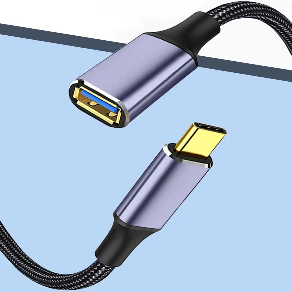 Professional Male to Female Type-C to USB 3.0 A Cable High Speed Laptop OTG Adapter Line Car U Disk Data Cord