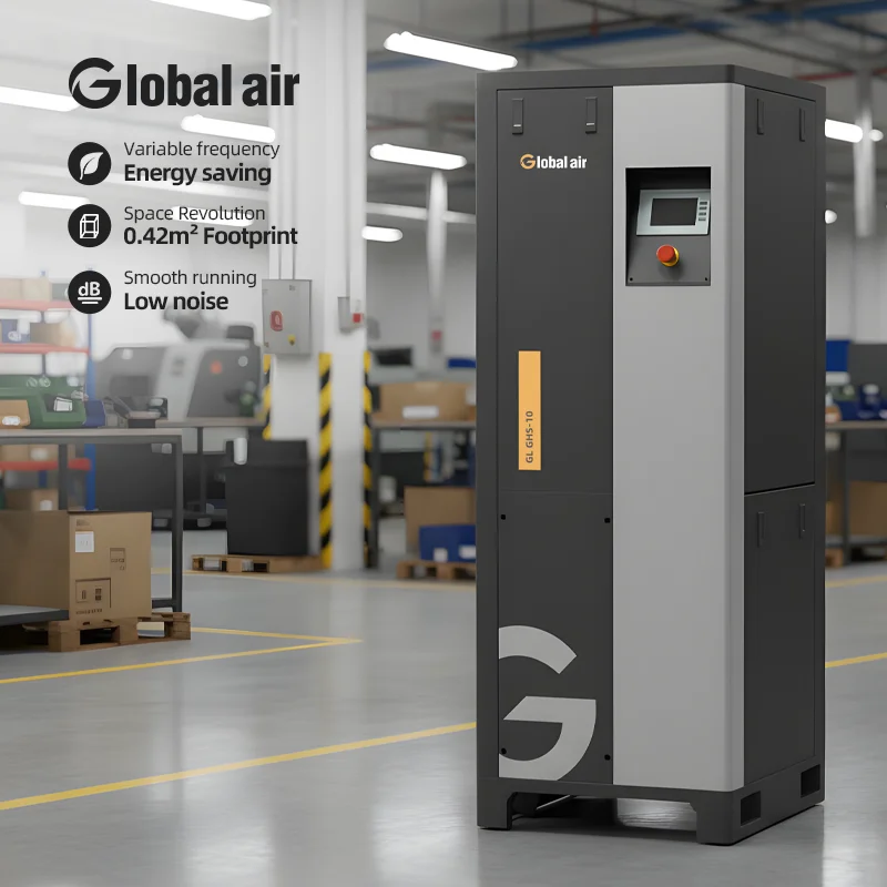 Industrial Screw Air Compressor for Textile Workshop Garment Factory 15KW 20HP for Pneumatic Loom Thread Cutter Weaving