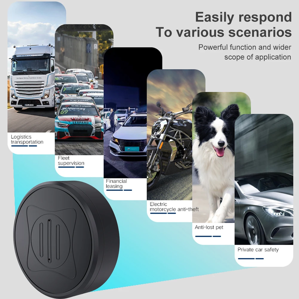 Mini GPS Tracker Strong Magnetic Wireless Locator Portable Car Vehicle Tracking Anti-lost Anti-theft Device Precise GPS Locator