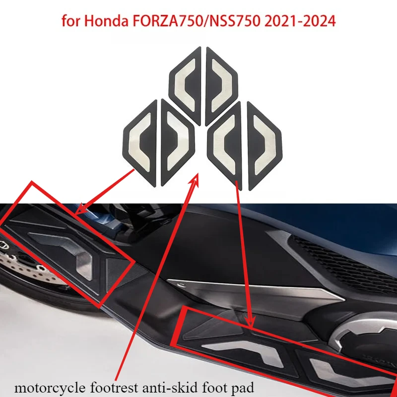 

Противоскользящие подножки для мотоцикла Honda NSS 750 FORZA750 2021 2022 2023 2024