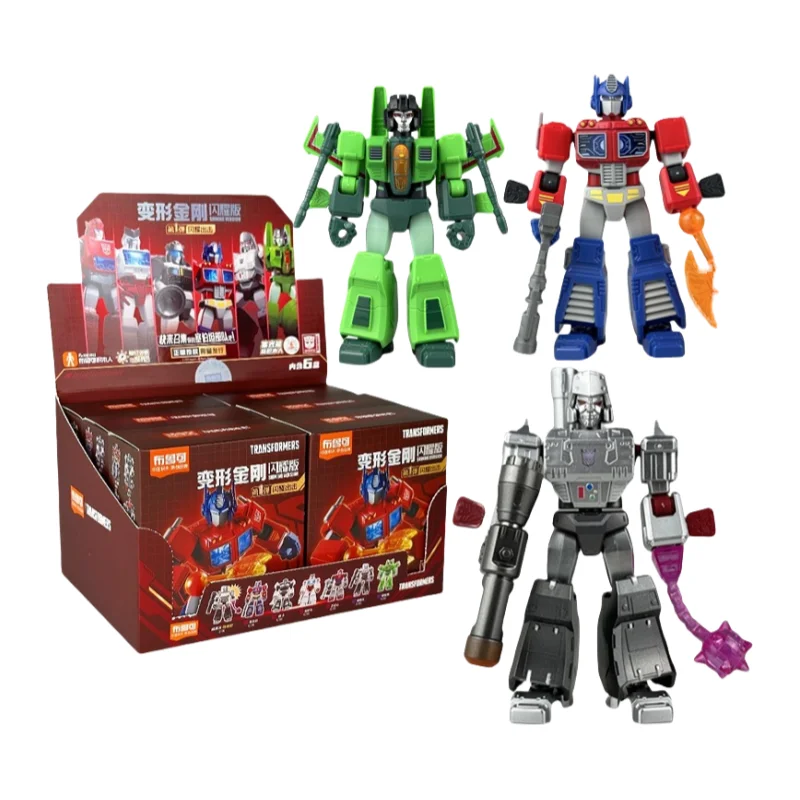 Blokees Blind Box Metamorphic Robotics Sparkling Edition Series 1 Action Doll Probability Is Hidden Children'S Toys  Gifts