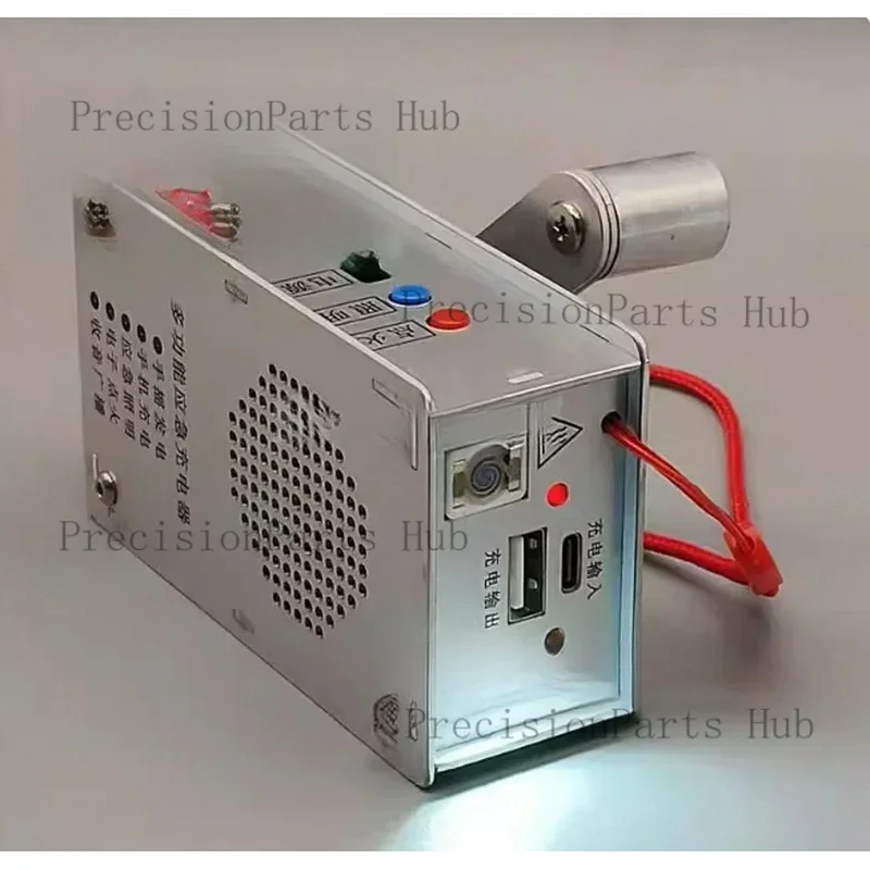 Hand Crank Generator Multifunctional Radio Igniter Flashlight USB Charging