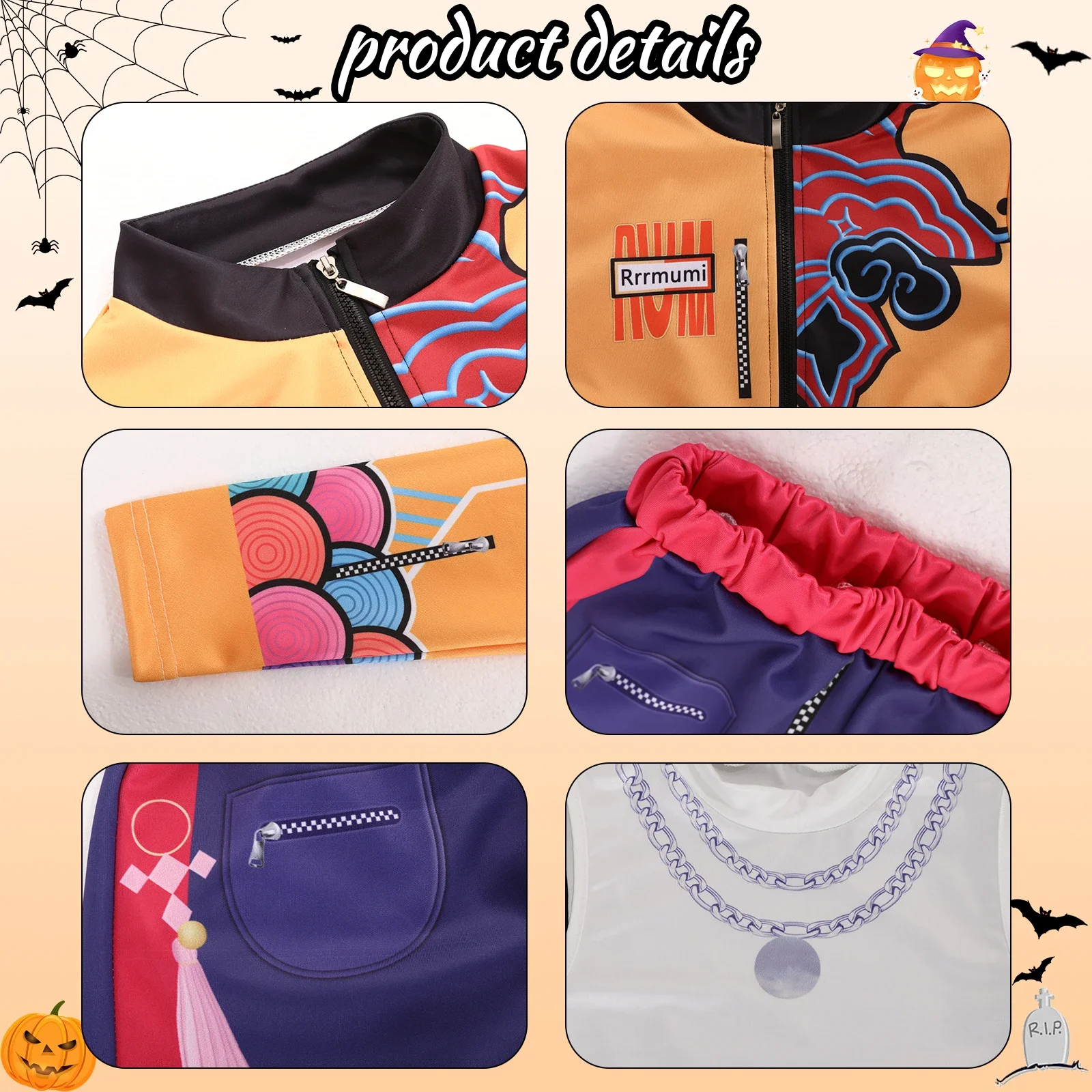 أزياء K-Pop شيطان الصيادين التأثيرية للفتيات زوي ميرا رومي ملابس لعب الأدوار الخيالية Kpop بدلات حفلات الهالوين