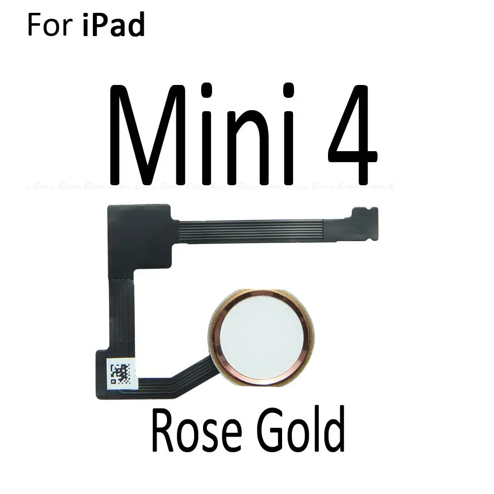 Touch ID Fingerprint Connection Sensor Scanner Connector Flex Cable For iPad mini 3 4 5 Home Return Button Key Replace Parts