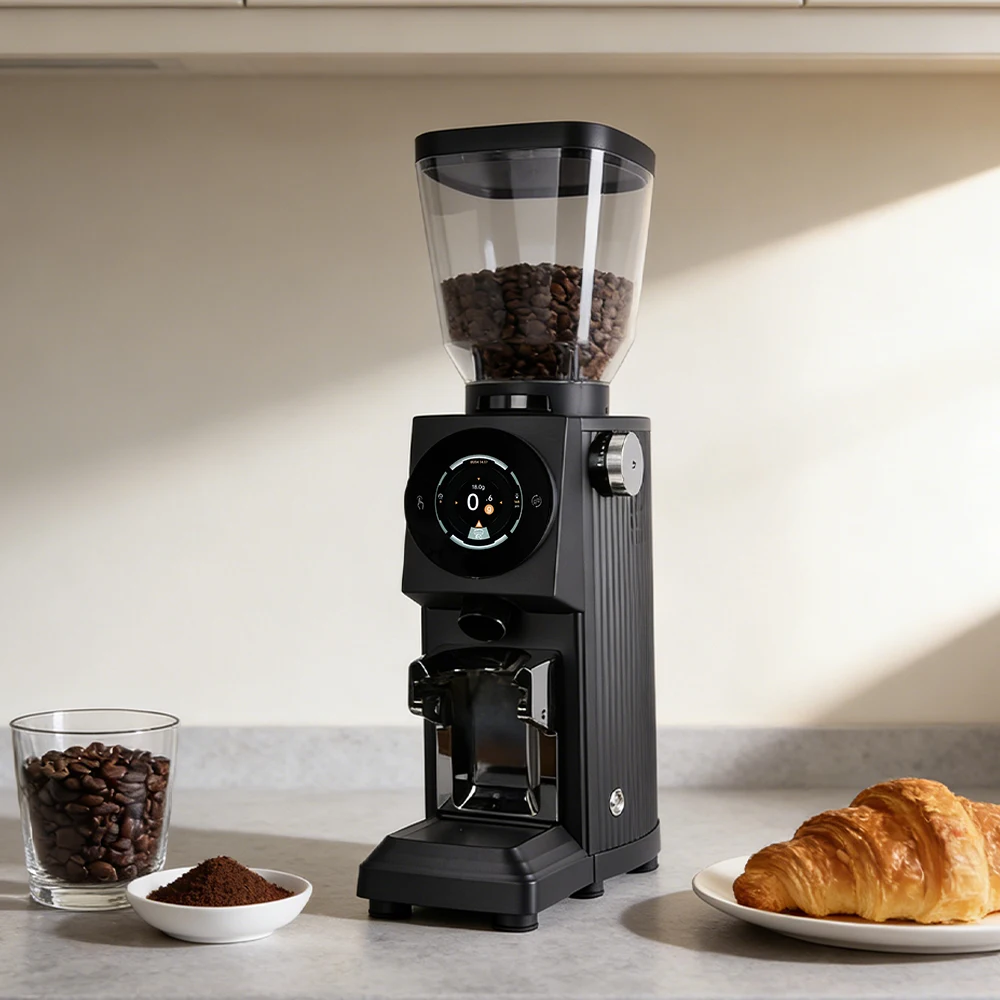 

Профессиональная кофемолка с жерновами 83 мм, 600 Вт, автоматическая, коммерческая, для эспрессо, для отелей и автомобилей, для бариста