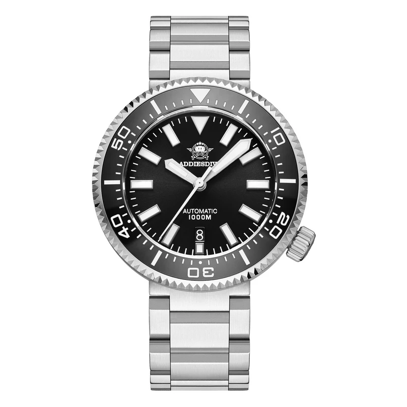 Addiesdive Heren Duikhorloges 1000M Saffierglas Super Lichtgevende Kalender NH35A Automatisch Mechanisch Horloge Luxe Horloge