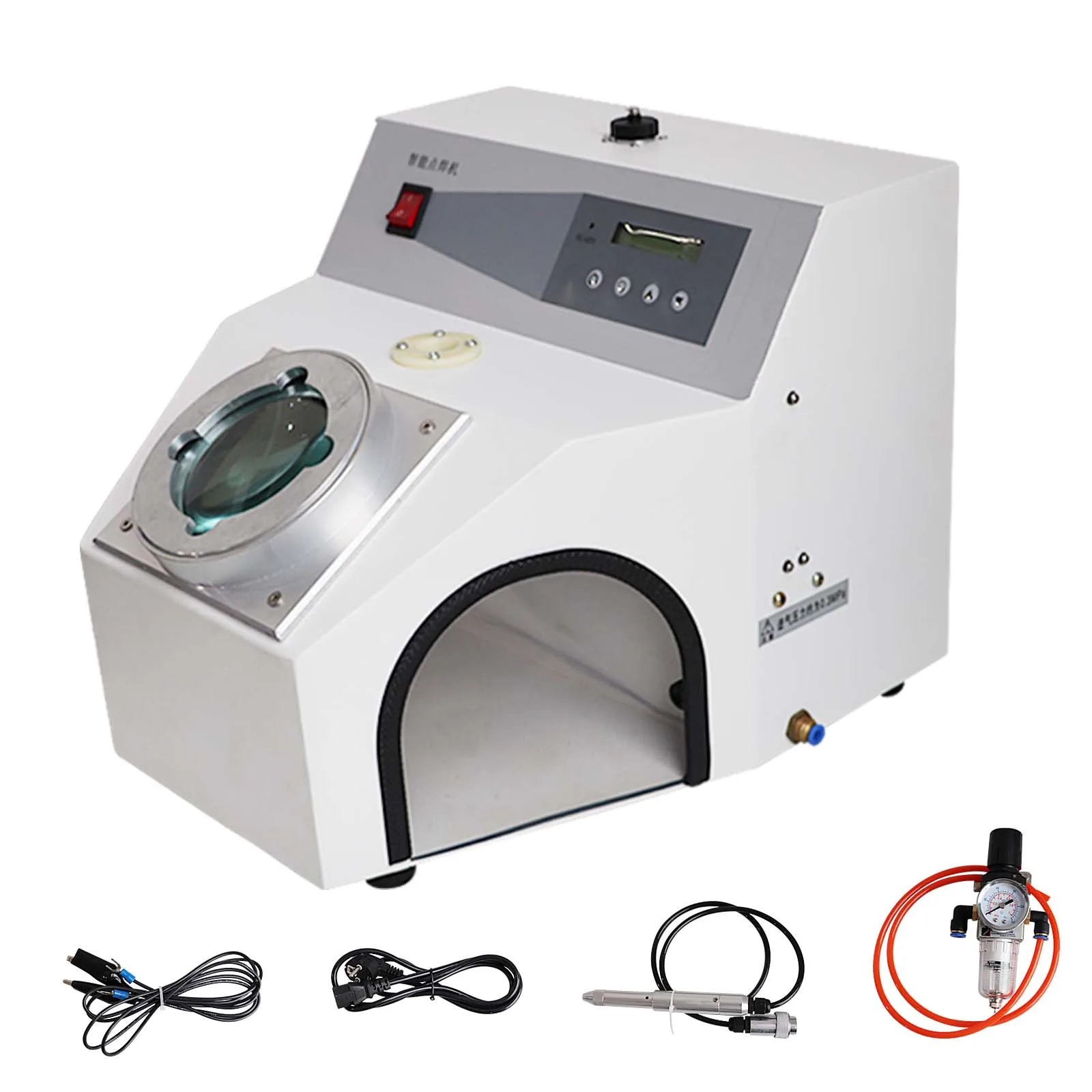 150A Intelligent Flash Spot Welder with Mirror for Platinum, Gold, Silver Jewelry - Precision Welding Machine for Jewelry Making