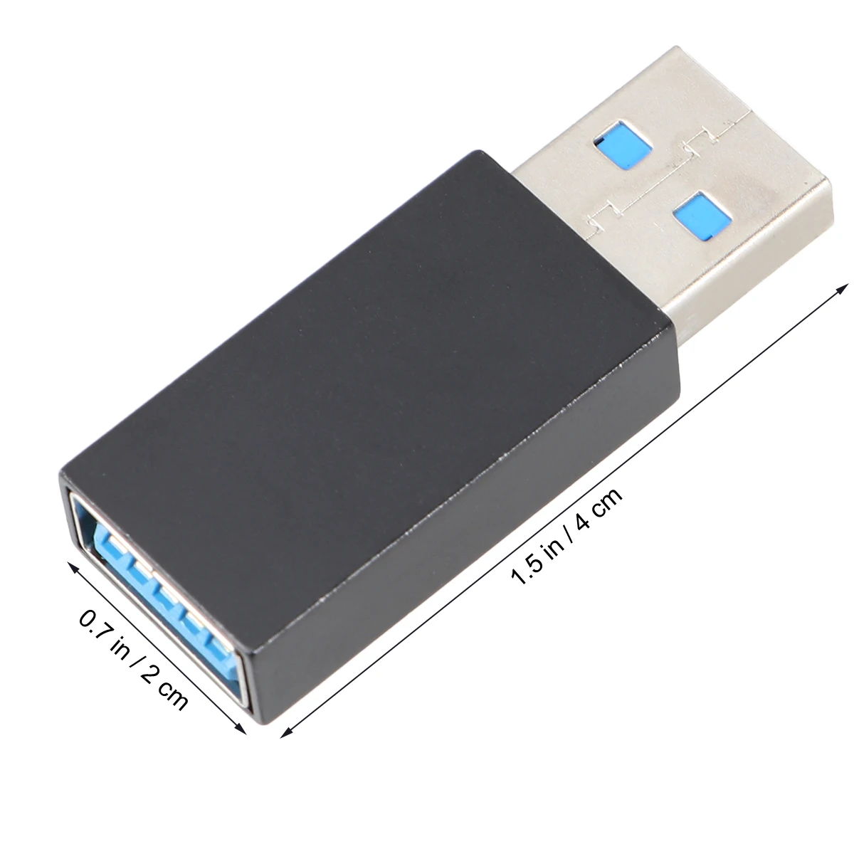 USB Data Blocker piccolo pratico Computer sicuro dati USB Privacy 30 Blocker per l'home Office (pacchetto borsa perla nera)