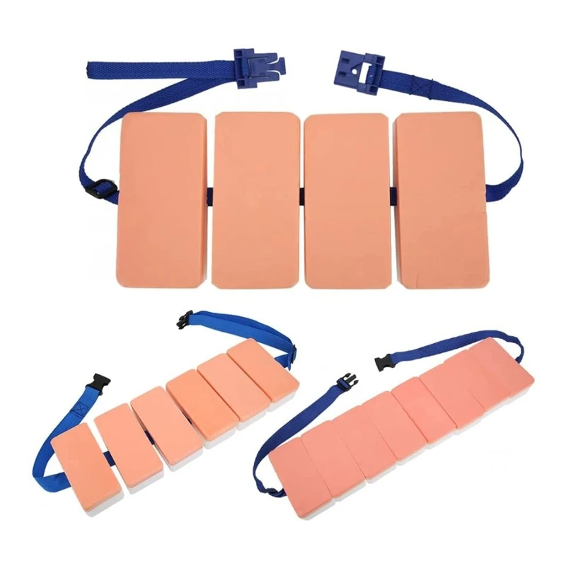 YD61 Water Gear Instructional Swim Belt Flotation Device - 4/6/8 Module-Water Exercise Equipment with Adjustable Nylon Belt