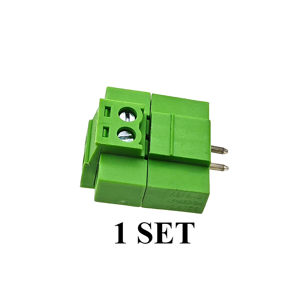 10 Set 3.81 2/3/4pin-10pin Straight Needle Terminal Plug Type 300V 8A 3.81mm Pitch Connector Pcb Screw Terminal Block