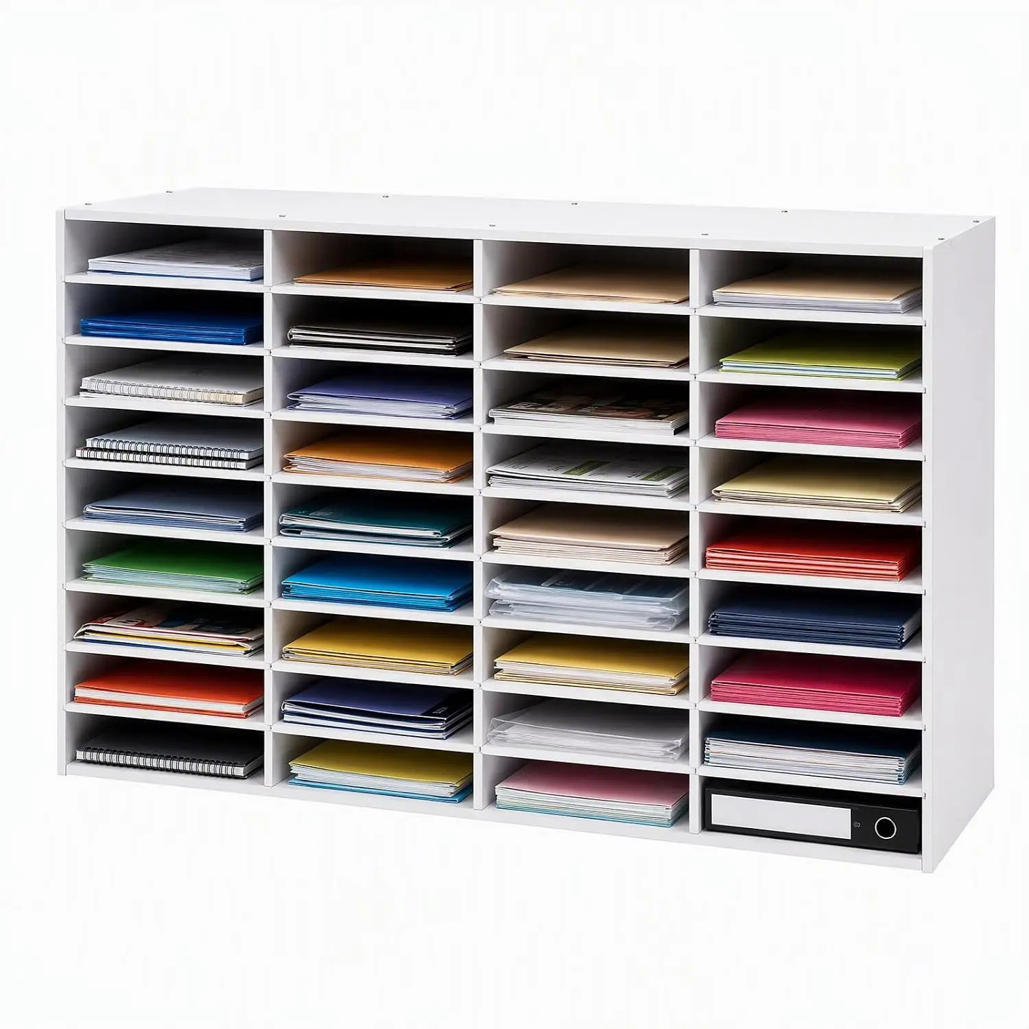 Literature Organizer 36 Compartments Student Mailboxes for Classroom, Open, Customized